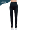 Mesh eng Fitness -Leggings Yoga 73% Polyester 27% Spandex Schwarze Leggings Design für Frau